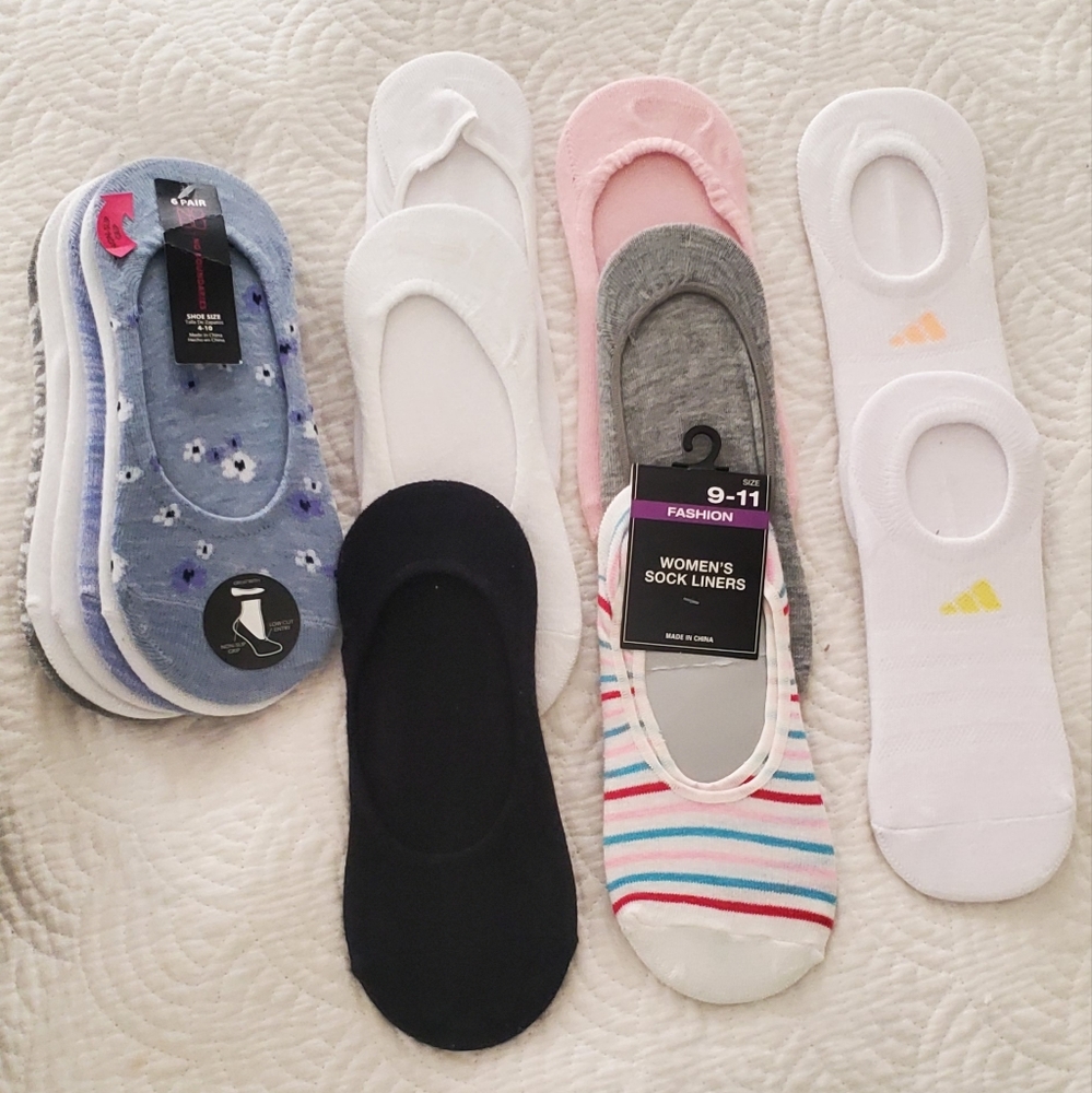 14 pairs of no-show socks